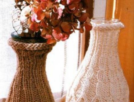 Красивая ажурная ваза: вяжем крючком Вязание крючком ваза схемы с описанием